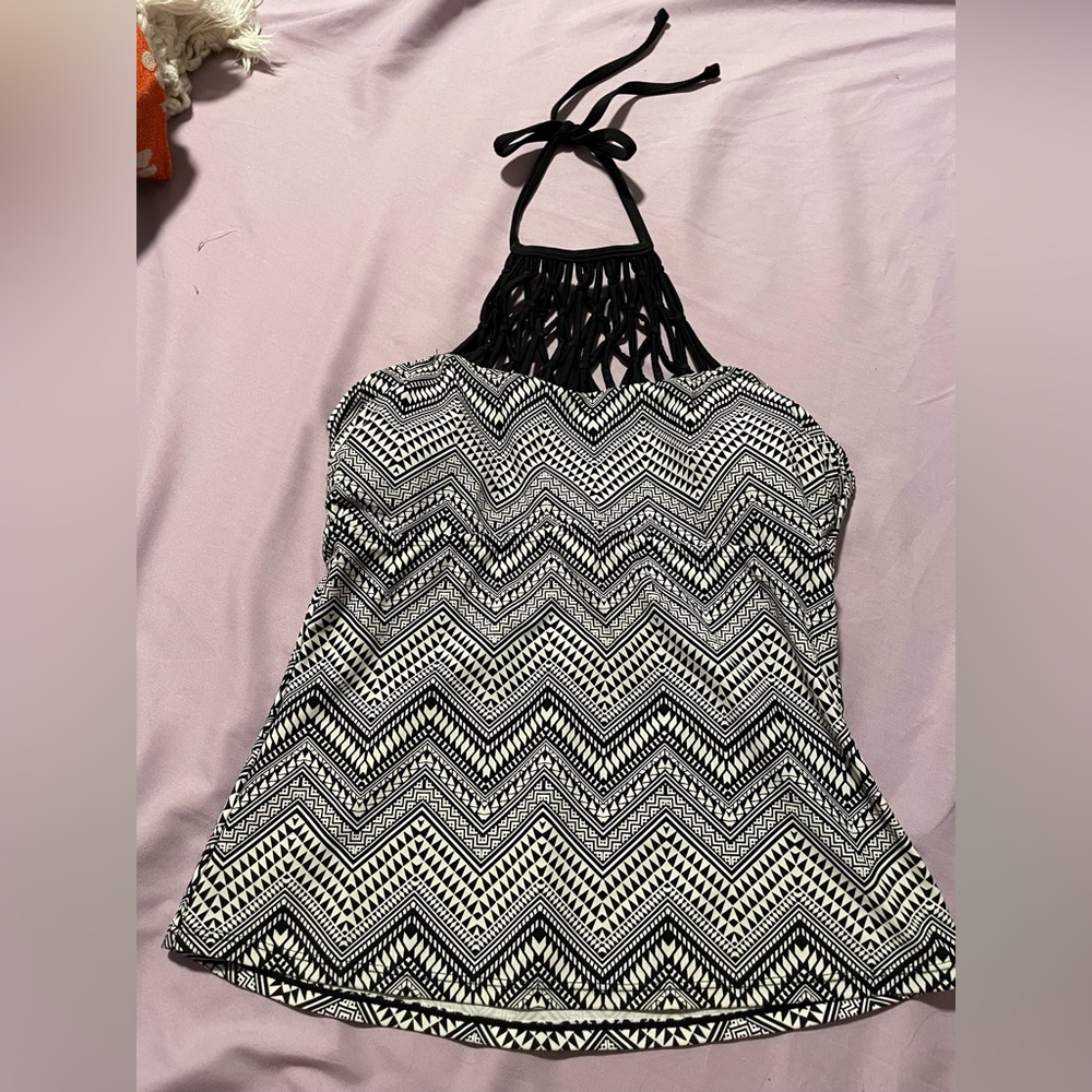 Active, Swimwear Top, black and white